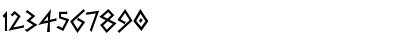 Download DS GreeceC Regular Font Numeric Preview