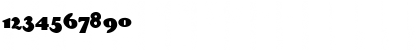 Download DS RabbitC Regular Font Numeric Preview