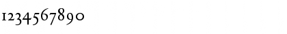 Download DTLElzevirSTBook Regular Font Numeric Preview