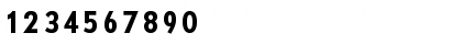 Download DTLNobelT CondensedBold Font Numeric Preview