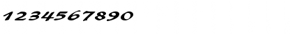 Download BrushFlashExpanded Regular Font Numeric Preview