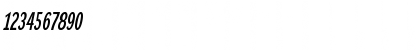 Download DynaGrotesk LXC Bold Italic Font Numeric Preview