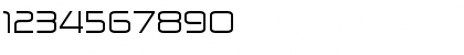 Download Zekton Ex Regular Font Numeric Preview