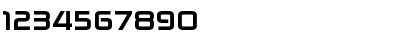 Download Zekton ExHv Regular Font Numeric Preview