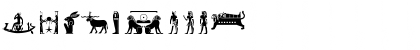 Download EgyptianDeities Regular Font Numeric Preview