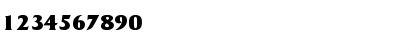 Download BrusquerieDisplaySSK Regular Font Numeric Preview