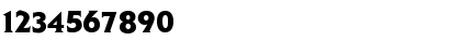 Download Elan Black Font Numeric Preview