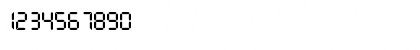 Download ElectronicaC Regular Font Numeric Preview