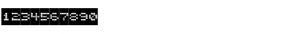 Download Bubbledot ICG Coarse Neg Regular Font Numeric Preview