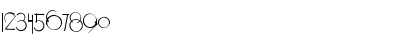 Download Epicure Regular Font Numeric Preview