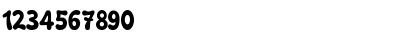 Download Bubblegun Bold Font Numeric Preview
