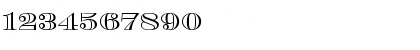 Download EscorialEF Outline Font Numeric Preview