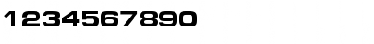 Download EurofontExtendedC Bold Font Numeric Preview