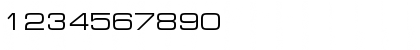 Download EurofontExtendedC Regular Font Numeric Preview