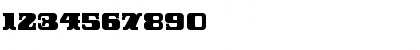 Download BuckerooITC TT Regular Font Numeric Preview