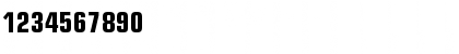 Download EuropeCond Bold Font Numeric Preview