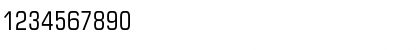 Download EuropeCondensedC Regular Font Numeric Preview