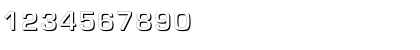 Download EuropeDemiShadow Regular Font Numeric Preview