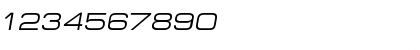 Download EuropeExt Italic Font Numeric Preview