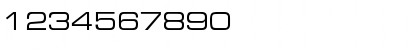 Download Eurostile BQ Regular Font Numeric Preview