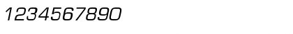 Download Eurostile LT Std Oblique Font Numeric Preview