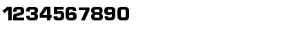 Download Euro TechnicBold Font Numeric Preview