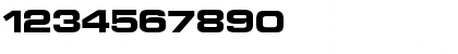 Download Euro TechnicExtBold Font Numeric Preview