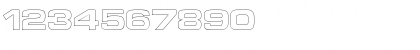 Download Euro TechnicExtBoldOutline Font Numeric Preview