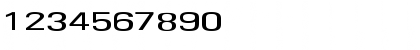 Download Evangelic Regular Font Numeric Preview
