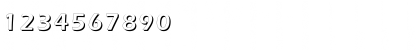 Download EverestDemiShadow Regular Font Numeric Preview