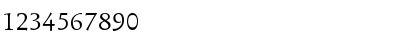 Download Exlibris Regular Font Numeric Preview