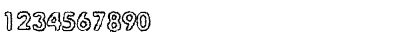 Download ExposureRoughOutlineC Regular Font Numeric Preview