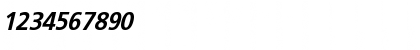 Download BudboyerObl-Bol Regular Font Numeric Preview