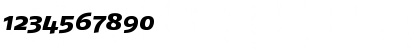 Download FagoEx ExtraBoldItalicCaps Font Numeric Preview