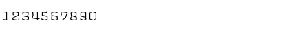 Download Fakir SmCp Font Numeric Preview