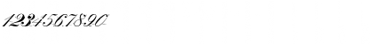 Download Falseidol Italic Font Numeric Preview