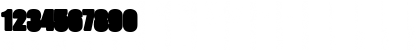 Download Fatman Bold Font Numeric Preview