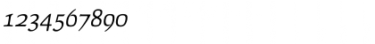 Download FaustLightItalicOldStyleFigs Regular Font Numeric Preview