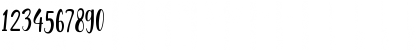 Download Agustina Regular Font Numeric Preview