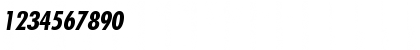 Download FavoritCondC Bold Italic Font Numeric Preview