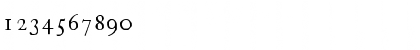 Download FCaslon Twelve ITC Std Regular Font Numeric Preview