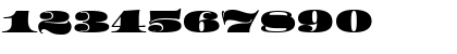 Download Federal Regular Font Numeric Preview