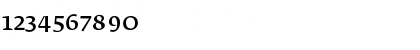 Download FedraSerifB NormalSC Font Numeric Preview