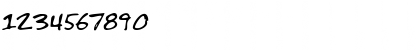 Download Fingerpaint Regular Font Numeric Preview