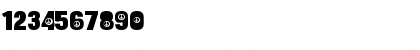 Download Bulltoad Peace Regular Font Numeric Preview