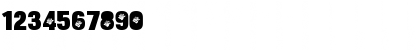 Download Bulltoad Rose Regular Font Numeric Preview