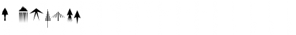 Download Fleches UpDown Font Numeric Preview