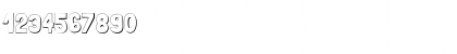 Download Folk shadow Font Numeric Preview