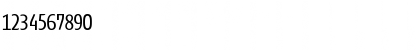 Download Fontana ND Ee SC Light Font Numeric Preview