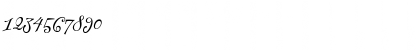 Download Fontesque-Italic Regular Font Numeric Preview